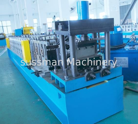 12 Roller Stations Metal Sheet Shutter Door Roll Forming Machines With 3 Ton Manual Uncoiler