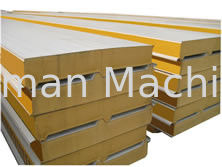 0.3-0.8mm 3- 6m/min Speed PU Sandwich Panel Production Line With Auto Stacker