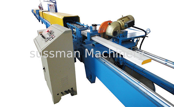 42mm Cutting Power 4KW PU Foam Rolling Shutter Door Forming Machine With Material Thickness 0.7-1.0mm