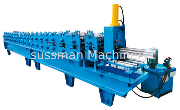 12 Stations Fly Saw Cutting Shutter Door Roll Forming Machine Shutter Door Edge Covering