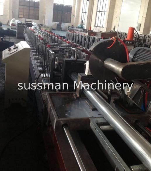 7.5KW Shutter Door Roll Forming Machine GCr15 Steel Roller Blind Tube Production Line
