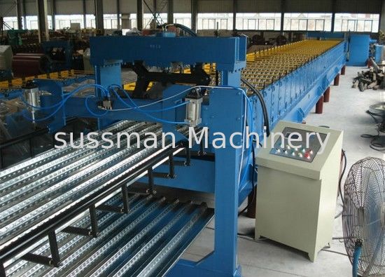 High Speed Galvanized Steel Floor Deck Roll Forming Machine Fully Automatic