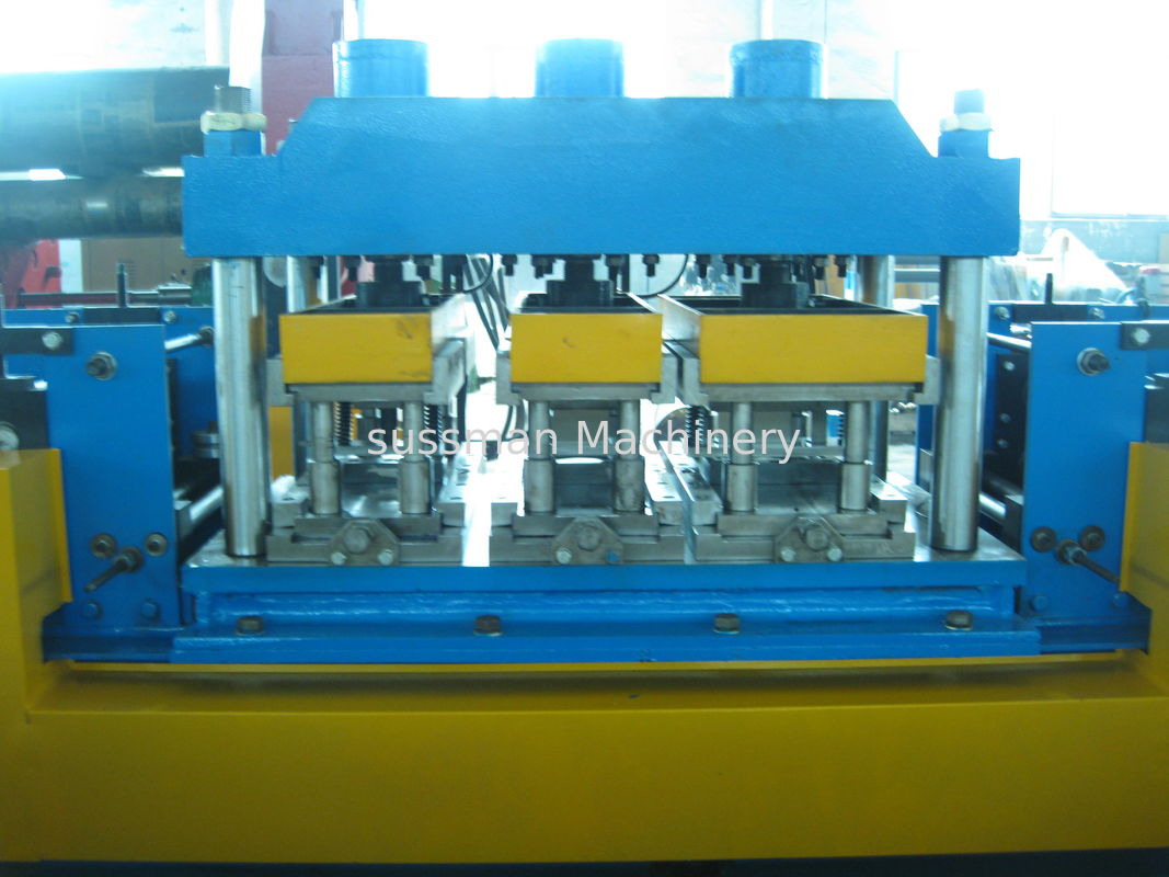 Durable 1.5-2mm Galvanized  Steel Door Frame Cold Roll Forming Equipment ,PLC Control Automatic