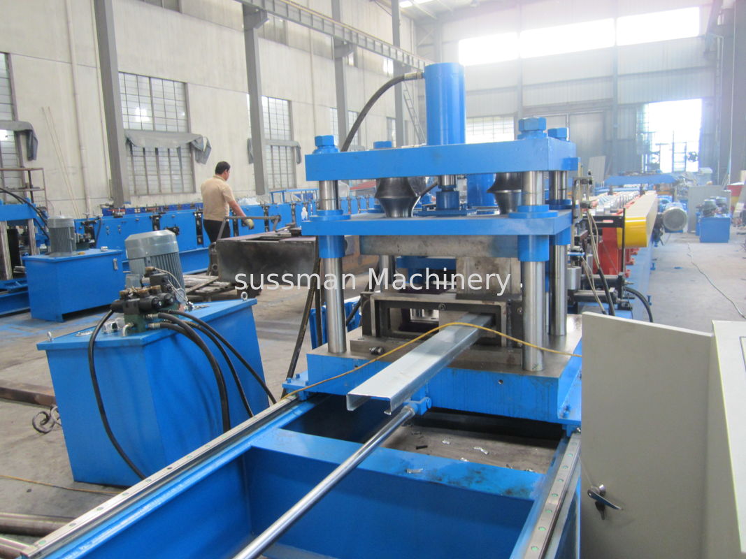 Galvanized steel automatic C type purlin roll forming machine width adjustable