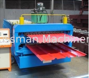 380V 3PHASE Double Layer Roll Forming Machine 45# steel Roller material CE Certification