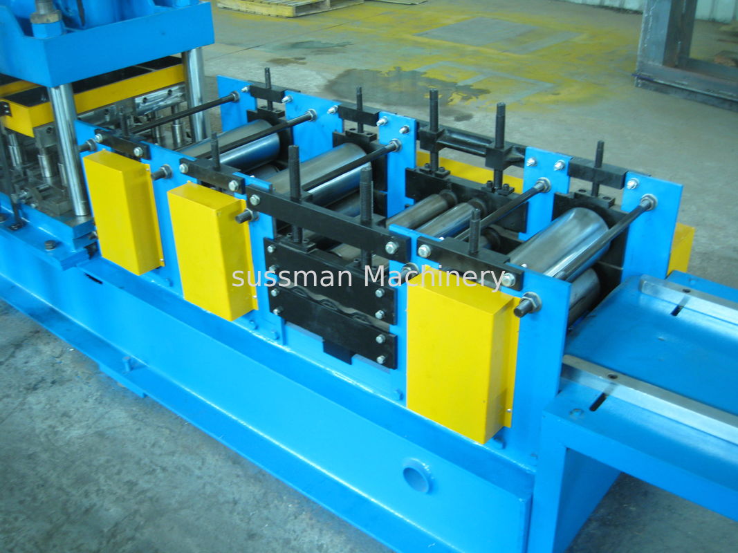 PLC Panasonic Door Frame Roll Forming Machine 15 Meters / Min Electric Parts Schneider
