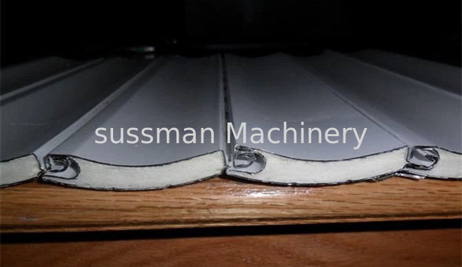 3 Ton Manual Decoiler PU Shutter Door Roll Forming Machine 0.27 - 1.2mm Thickness