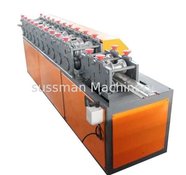 Fully Automatic 0.7-1.0mm Thickness Galvanized Steel Shutter Door Roll Forming Machine With 12 Forming Groups