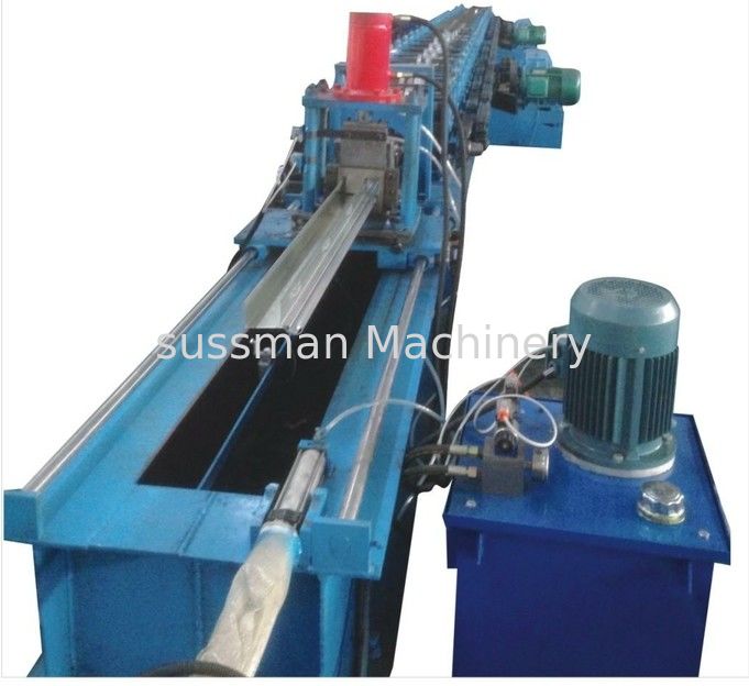 Customized Color Durable Shutter Door Cold Roll Forming Machine 8 - 10 M / Min