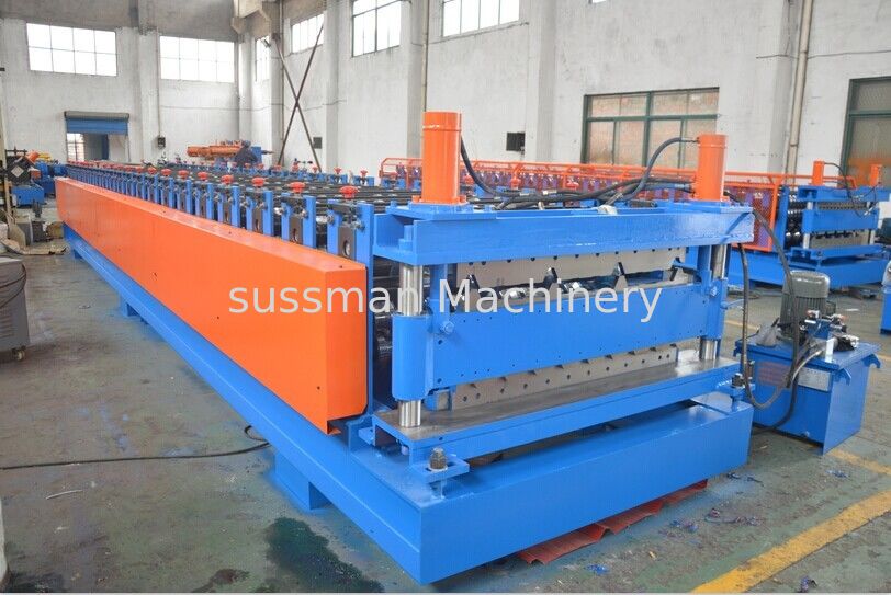Double Layer Roll Forming Machine for Wall Panel and Tile Roof Panel with PLC Control