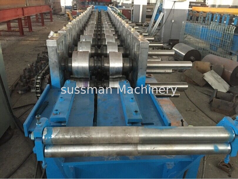 Roller Material GCr15 Door Frame Roll Forming Machine with Hydraulic Cutting