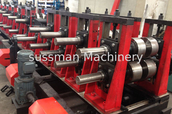 Customized CZ Purlin Roll Forming Machine Chain Drive For Metal Profiles