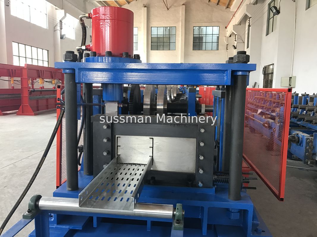 5 Tons Decoiler Cable Tray Roll Forming Machine Width 1250mm Roll Forming Machinery