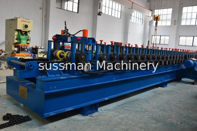 Durable 20 Stations Cable Tray Roll Forming Machine 10 Meter Per Minute