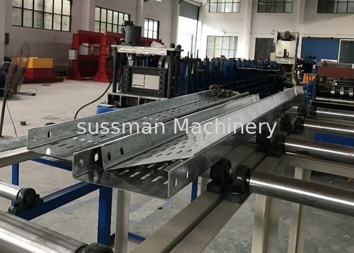 4-5 Meters / Min Cable Tray Roll Forming Machine Hydraulic Cutting Cr12mov