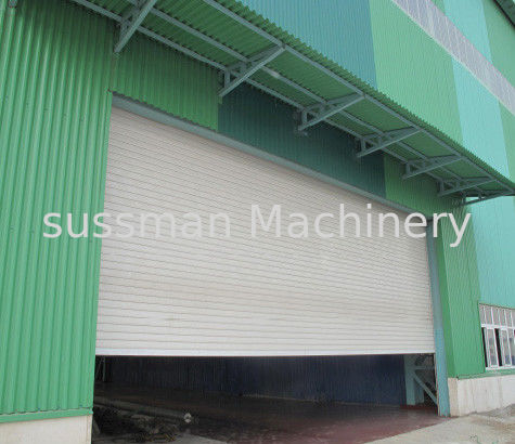 Sound And Insulated Aluminum PU Roller Shutter Garage Doors With Customized Color