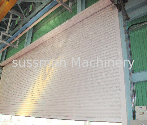 Sound And Insulated Aluminum PU Roller Shutter Garage Doors With Customized Color