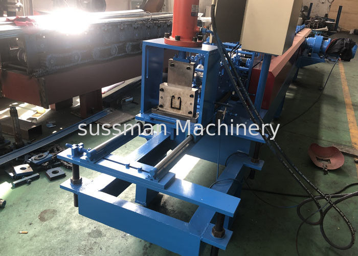 Cutting Material Cr12Mov Steel Guardrail Roll Forming Machine For Shutter Door