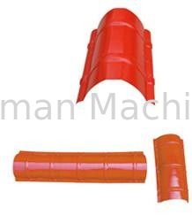 Colour sheet Big Round Ridge Capping Cold Roll Forming Machine Panasonic PLC Control High Speed
