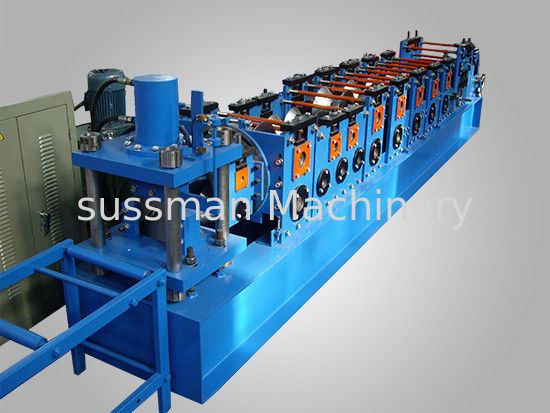 Galvanized Steel L Racking Roll Forming Machine 220V 60HZ Three Phase