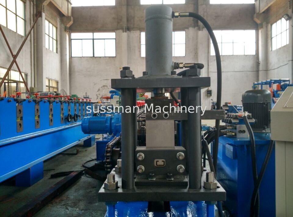 Automatic 13 Station C Channel Steel Roll Forming Machine 12m / min Customized