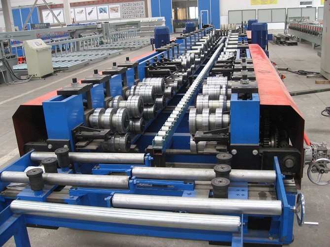 13m*1.4m*1.4m Cable Tray Roll Forming Machine with Hydraulic Punching and Cutting