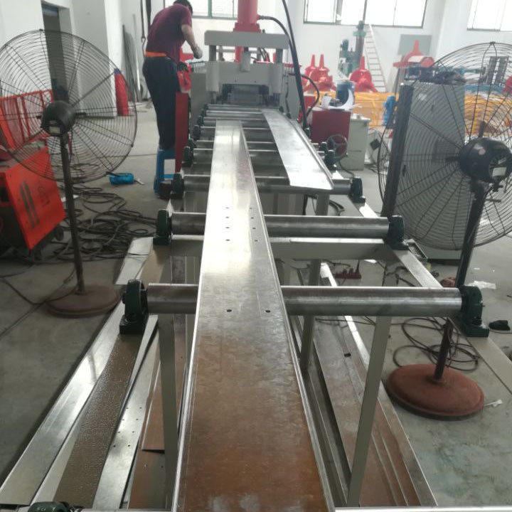 100mm Width Cable Tray Cover Forming Machine With PLC Siemens Control System