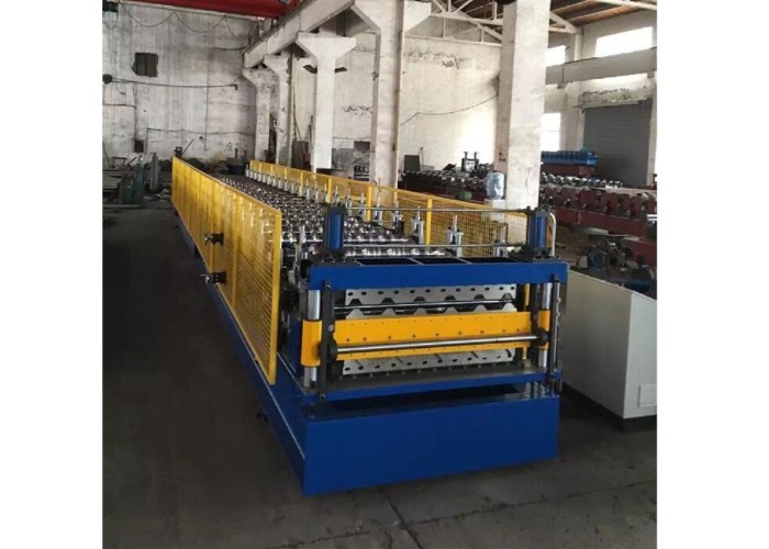 Hydraulic Punching 2 Layer Steel Roll Forming Machine 0.25-0.8mm Thickness
