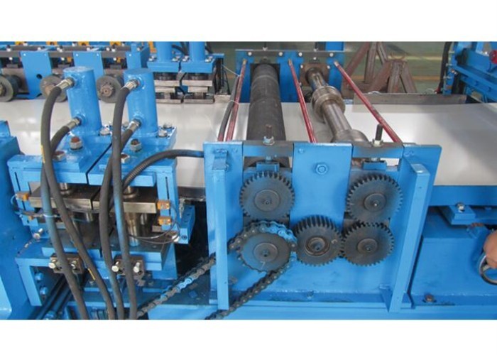 3-10 m / Min Steel Door Frame Manufacturing Machines Chain Drive System