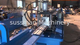 High Speed 0.8-1.5mm Galvanized Steel  Roll Forming Equipment For Smoke Fire Damper Blade