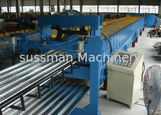 Chain Drive Floor Deck Roll Forming Machine / Roll Former High Speed 8 - 20 M / Min