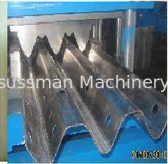 8 - 12M / Min High Speed Guardrail Roll Forming Machine Glazed Steel Color Customized