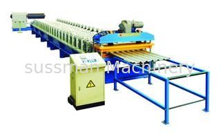 Fully Electric Automatic Glazed Tile Roof Roll Forming Machine Chain Drive High Speed