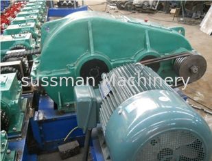 380V Highway Guardrail Roll Forming Machine Customized Color Galvanized Steel