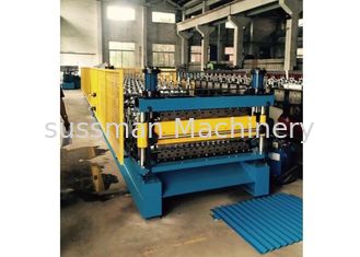 Hydraulic Punching 2 Layer Steel Roll Forming Machine 0.25-0.8mm Thickness