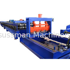 Construction Steel Floor Deck Roll Forming Machine 0.8 - 1.2mm Thickness