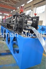4 kw Hydraulic Power Cutting Roof Panel Frame Roll Forming Machine 10m-15m Forming Speed