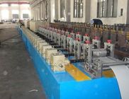 Gearbox Transmission PU Foam Shutter Door Roll Forming Machines With Saw Cutting