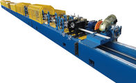 Automatic Punching PU Shutter Door Roll Forming Machine Flat Injection 24 * 0.6 * 0.9m