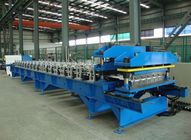 PLC Touch Screen Control Glazed Tile Roll Forming Machine 18Roller Stations