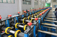 Metal Chanel Roll Forming Machine Chain Driven PLC Control 22KW With Reducer
