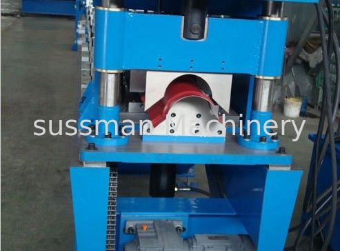 20 Roller Stations Roof Ridge Cap Roll Forming Machine Forming Speed 15m Per Minute