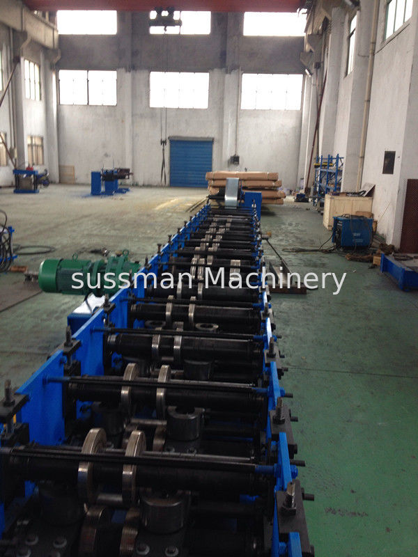 15 Steps Of Forming  C Purlin Cold Roll Forming Machine High Speed 0-12m/min