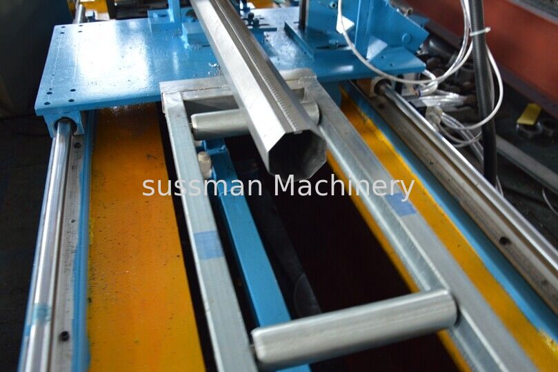 Galvanized Steel  60MM 70MM Octagon Pipe Shutter Door Roll Forming Machine High Speed Customized
