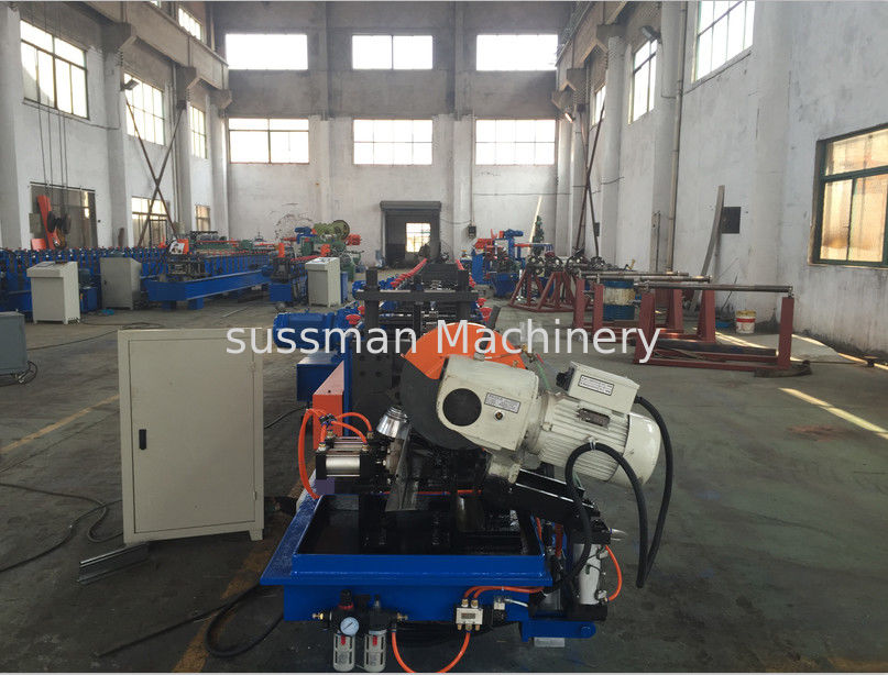 PU Shutter Door Roll Forming Equipment PLC With Touch Screen Control System