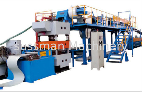 Automatic Stacker Double Belt Speed Polyurethane Sandwich Panel Manufacturing Line