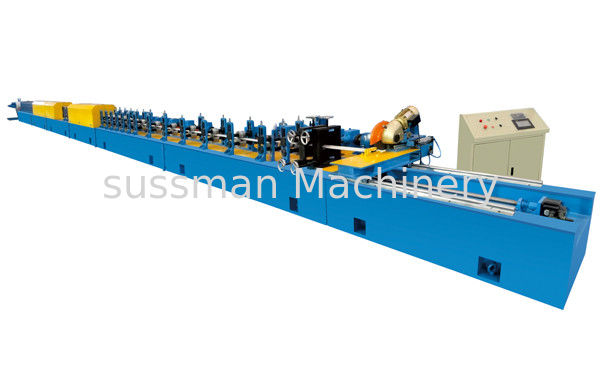 46 Roller 0.27 - 0.4mm Thick PU Shutter Door Roll Forming Machine With 1.5mm Tolerance