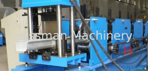 15m / Minute Roof Ridge Cap Roll Forming Machine Material Thickness 0.3 - 0.6mm