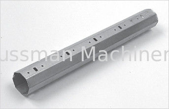 Galvanized Steel  60MM 70MM Octagon Pipe Shutter Door Roll Forming Machine High Speed Customized