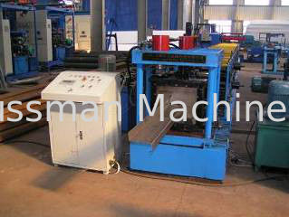 PLC Control Z Purlin Roll Former Machine For 0.5 - 3 mm Thickness Material